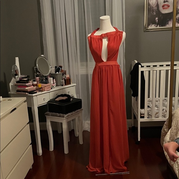 Naked Wardrobe Red Maxi Dress - Picture 1 of 5